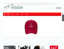 Tablet Screenshot of nickyslater.com